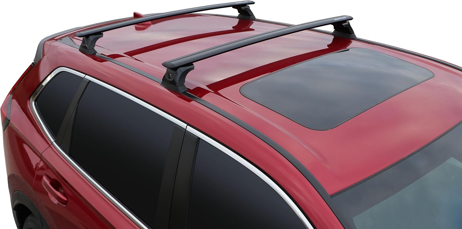 BRIGHTLINES Heavy Duty Roof Rack, Special Anti-Theft Premium Aluminum Roof Bars,...