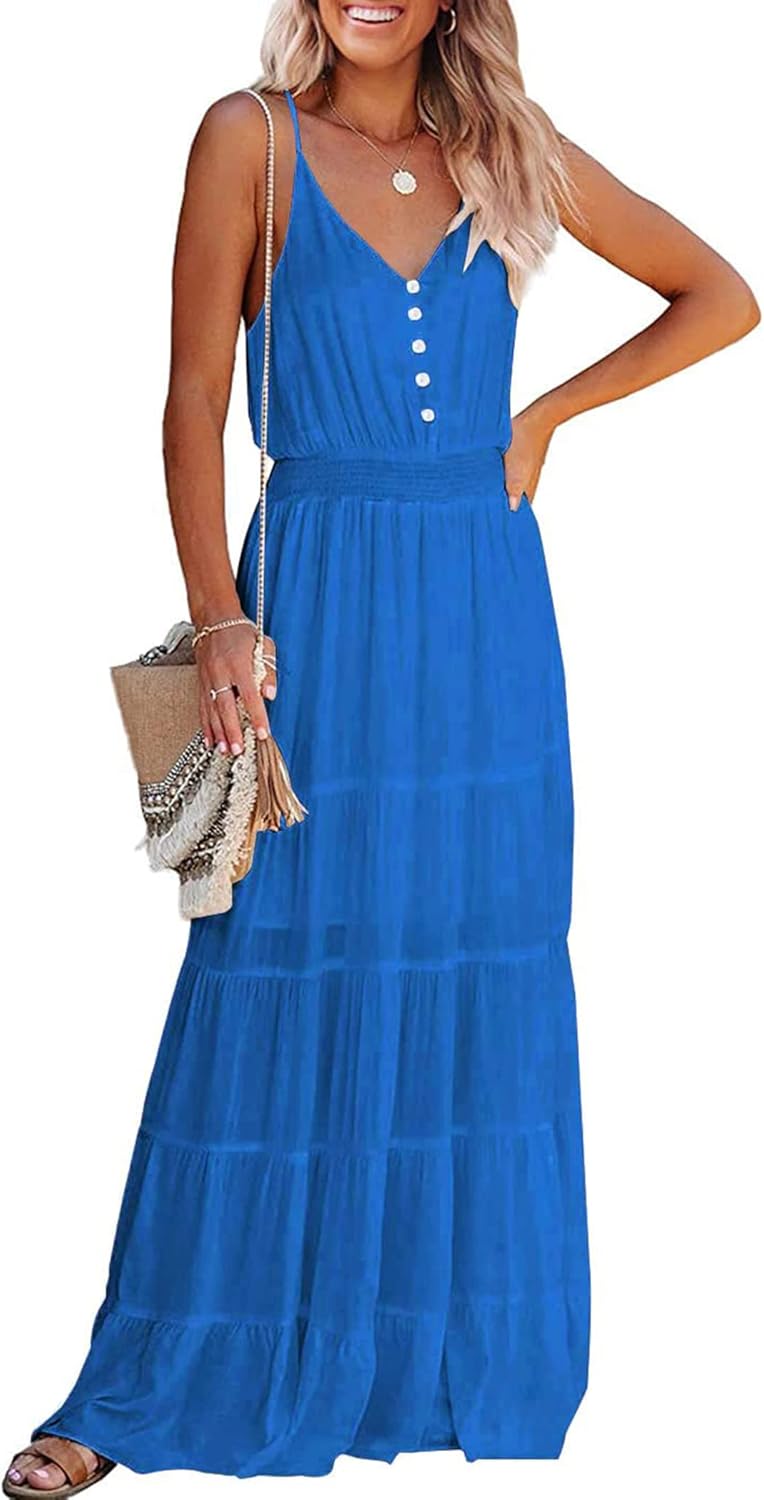 PRETTYGARDEN Women's Dress, Special Summer Dress with Spaghetti Strap, Innovativ...