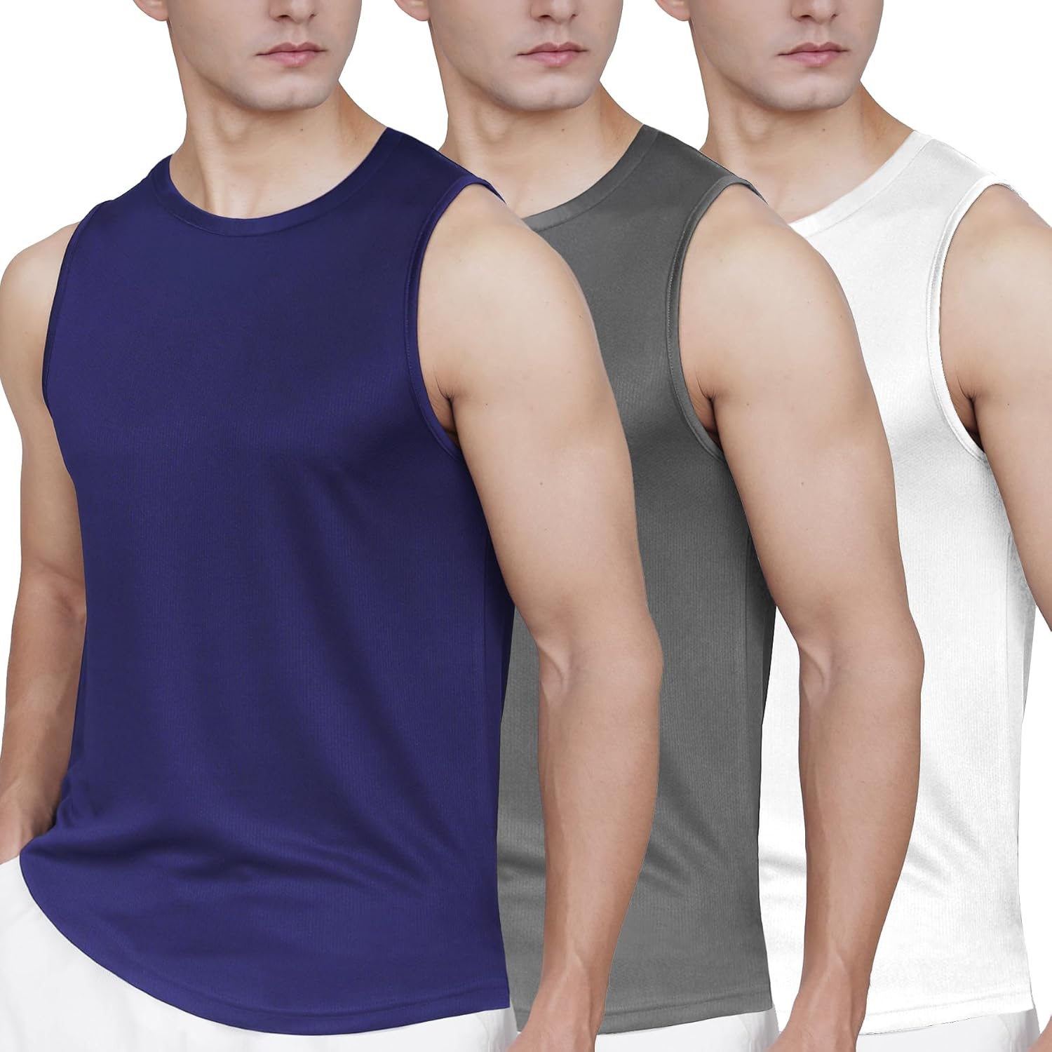 Men's Tank Tops 3 Pack, Special Sleeveless Muscle T Shirts for Men's Fitness, In...