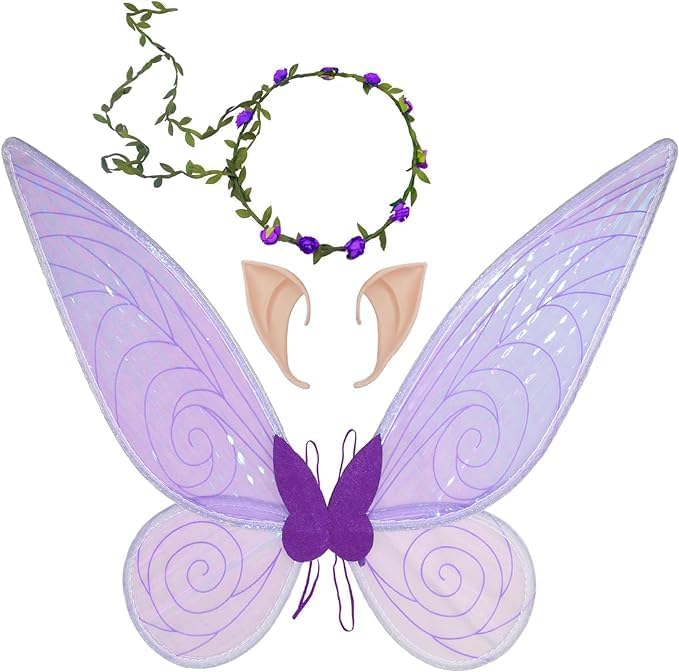 Jeackcelle Fairy Wings for Girls Women, Special Butterfly Wings for Adults, Inno...