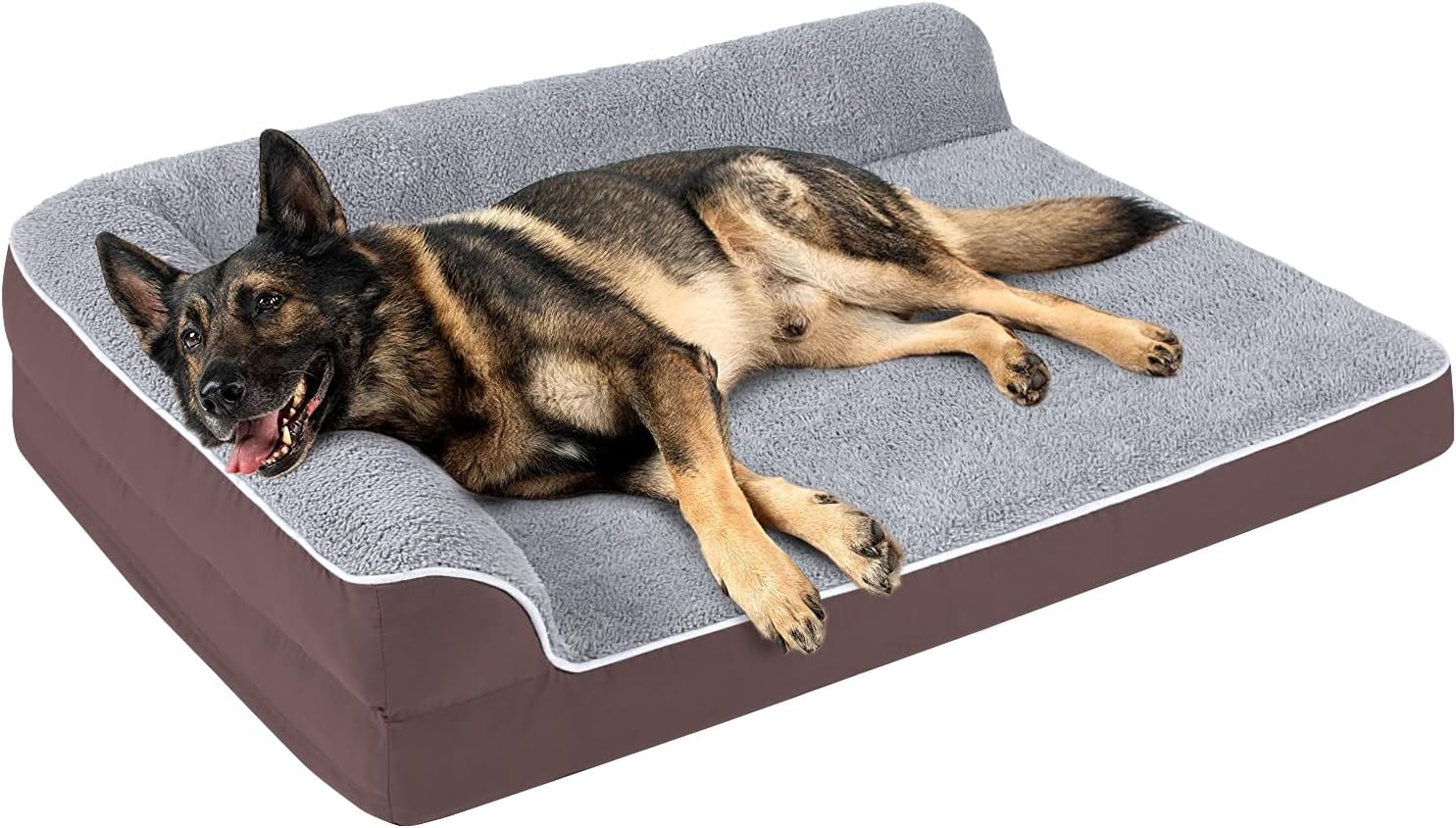 Gomyway Dog Bed, Large Dog Bed for Dogs Up To 45kg, Orthopedic Eggs Foam Dog Bed...