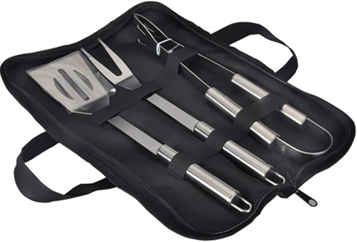 GQC 3PCS BBQ Grill Tool Set, Special Stainless Steel Barbecue Grilling Utensils...