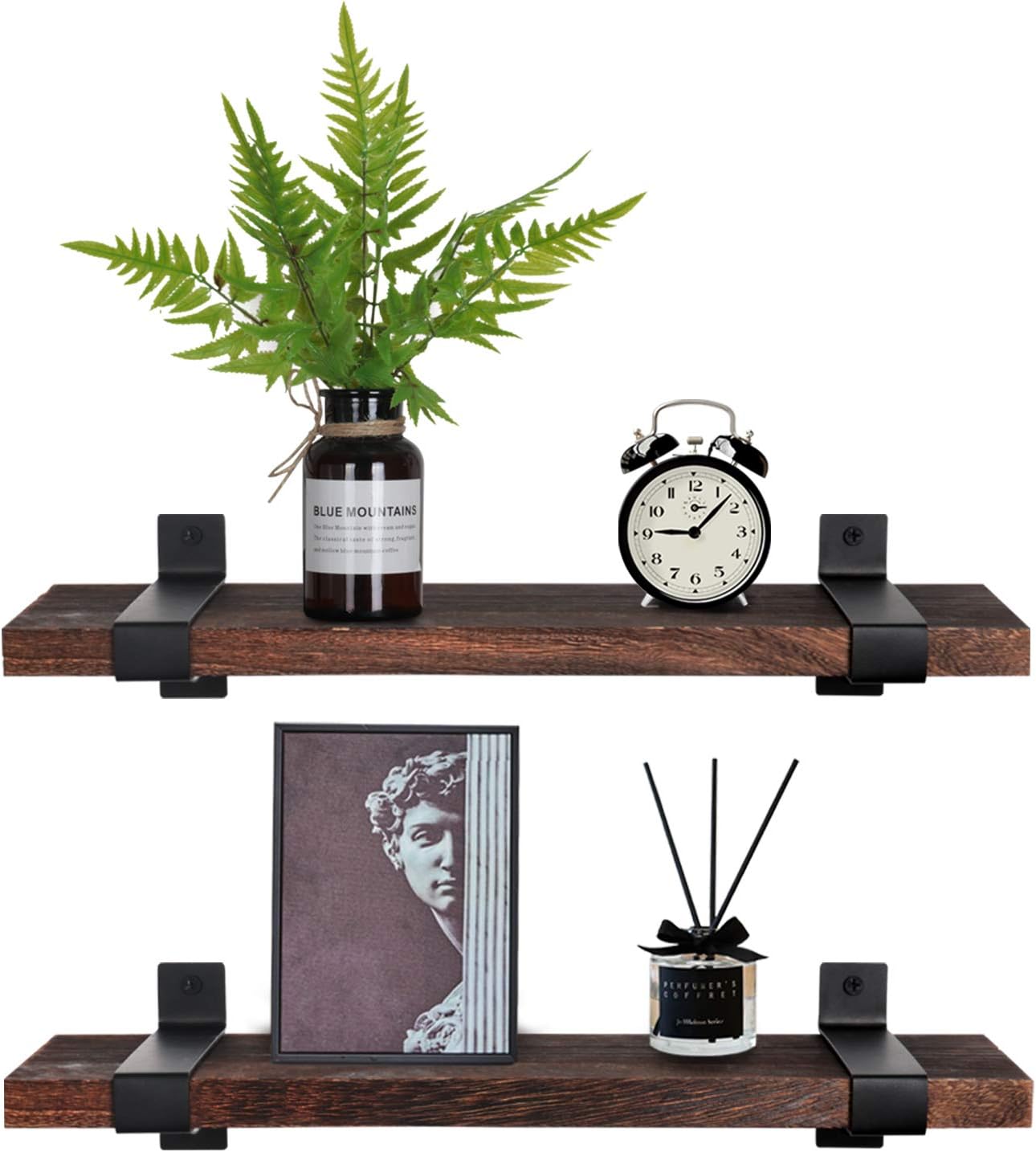 LAVIEVERT Floating Shelves, Special Solid Wood Wall Storage, Innovative Shelves...