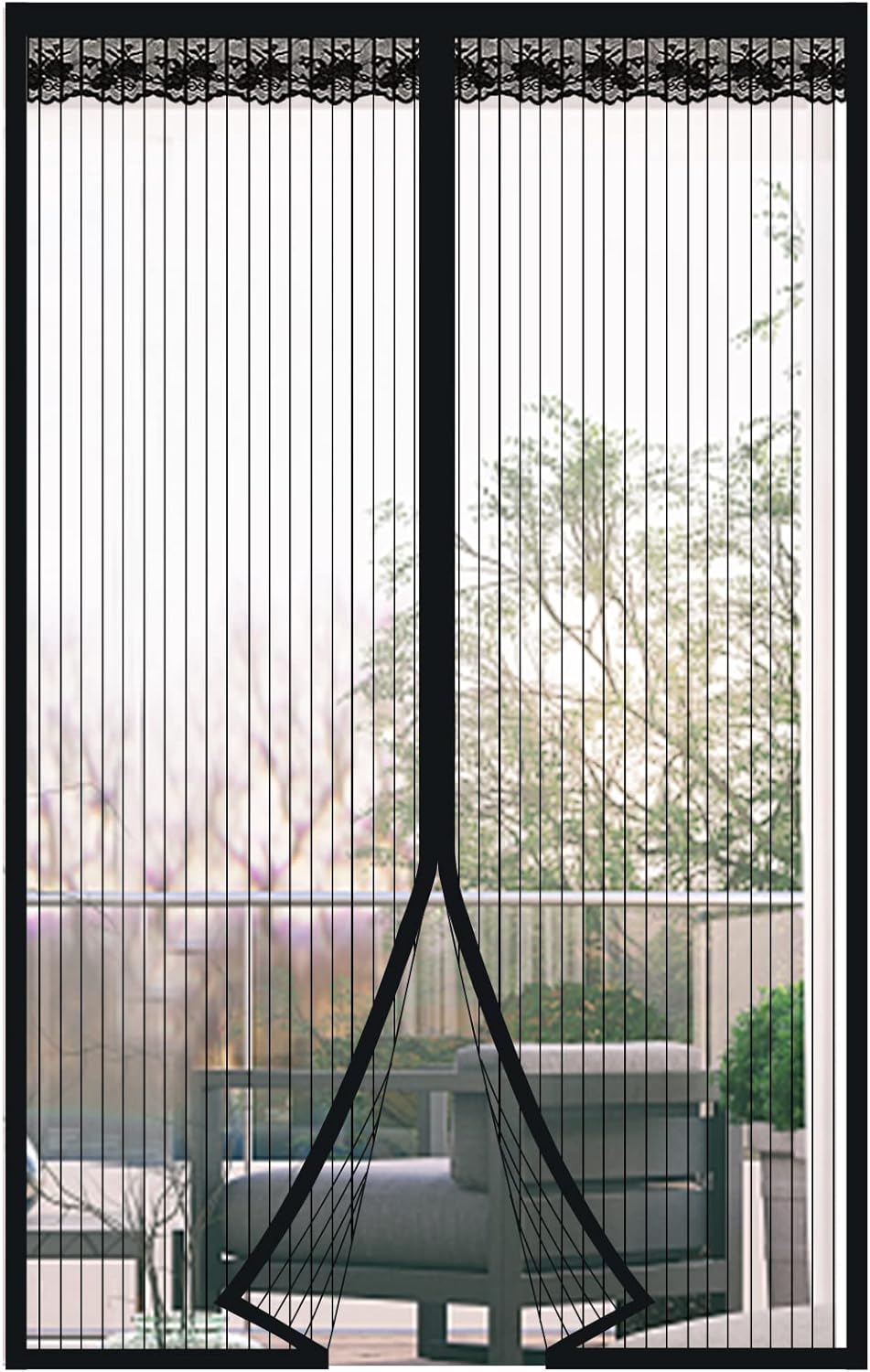 Top DIKER Magnetic Fly Screen Door, Special Fly Nets for Doors 110 X 210cm, High...