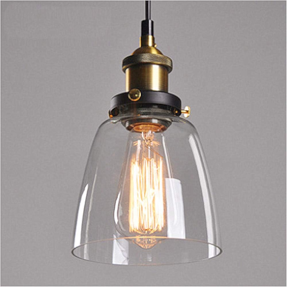Lampop Pendant Light, Special Industrial Ceiling Lamp with Glass Shade, Unique R...