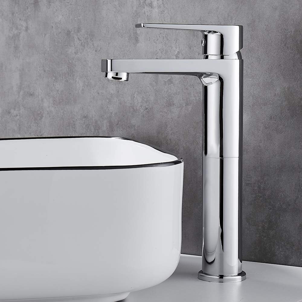 Gricol Bathroom Basin Tap, Special Tall Basin Tap for Vessel Sink, Innovative Si...