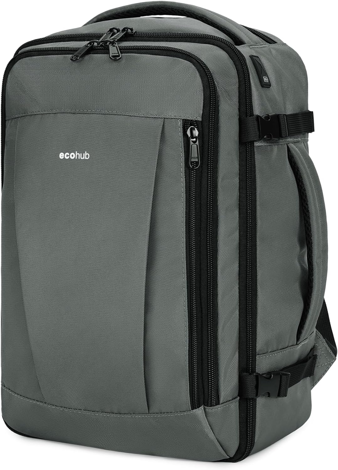 ECOHUB 20L Max Ryanair Cabin Bag, Special Carry on Bag 40x20x25, Innovative Unde...