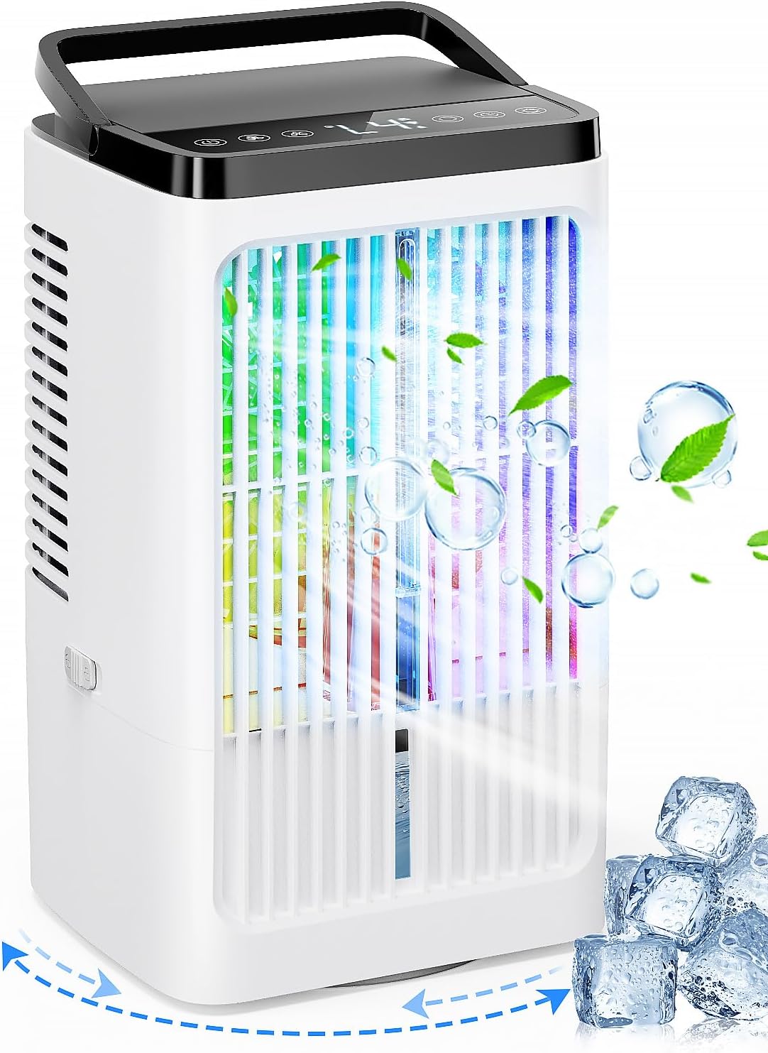 Portable Air Conditioner,CAIKEZI 4 in 1 Air Cooler,Mini Evaporative Cooler, 90°...