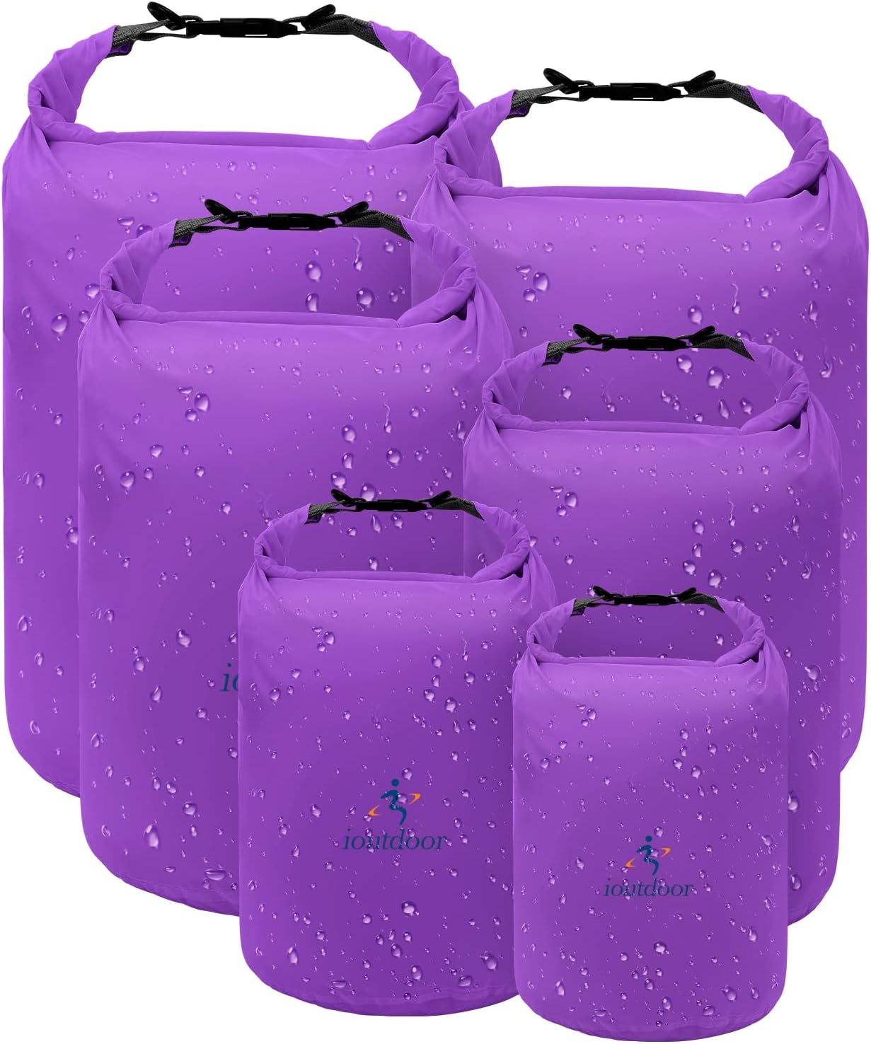 ioutdoor Dry Bag Set, Special Lightweight Waterproof Dry Bags for Paddle Boardin...