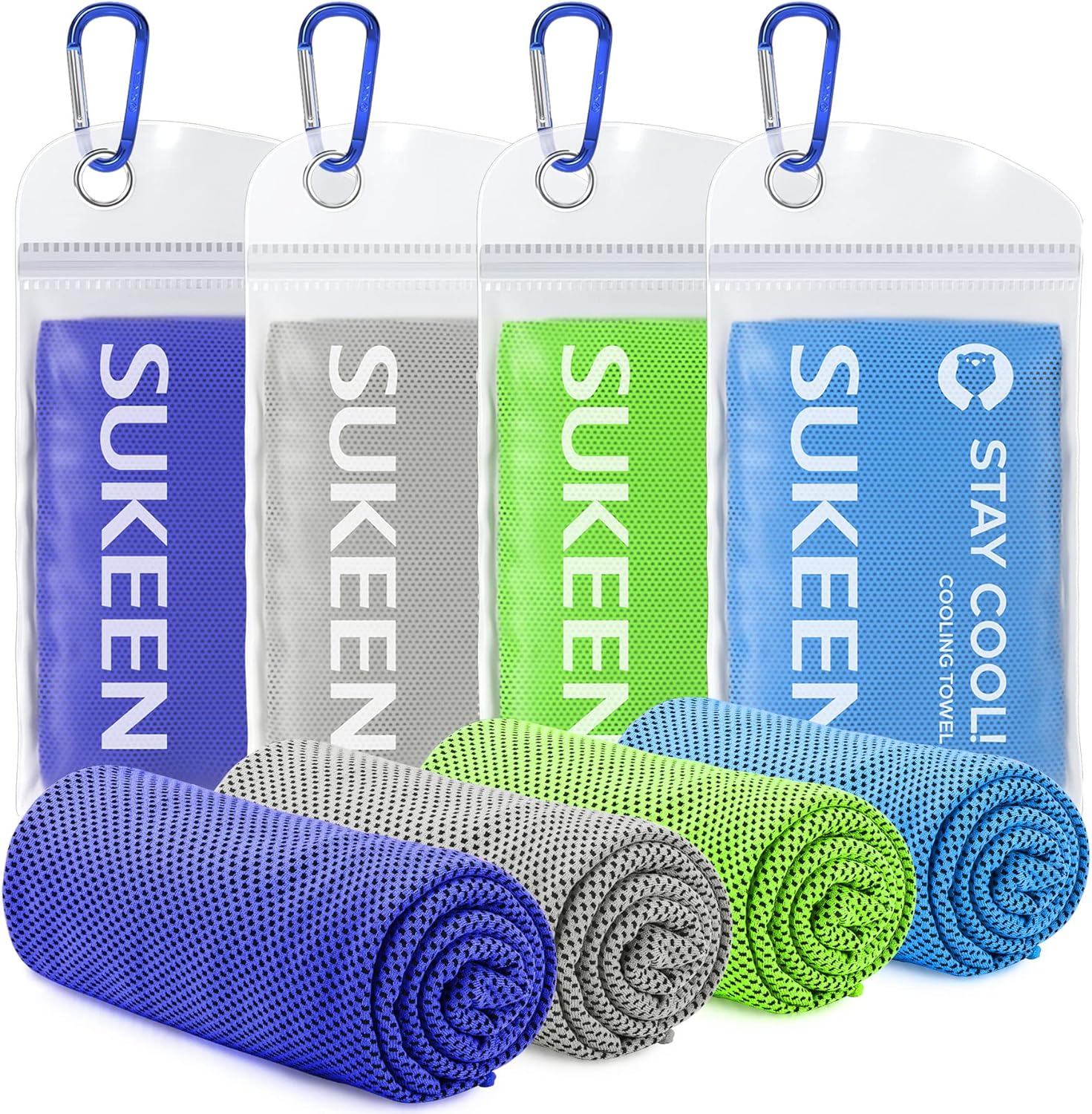 Sukeen Cooling Towel, Innovative Cooling Neck Wrap Scarf, Special Soft Breathabl...
