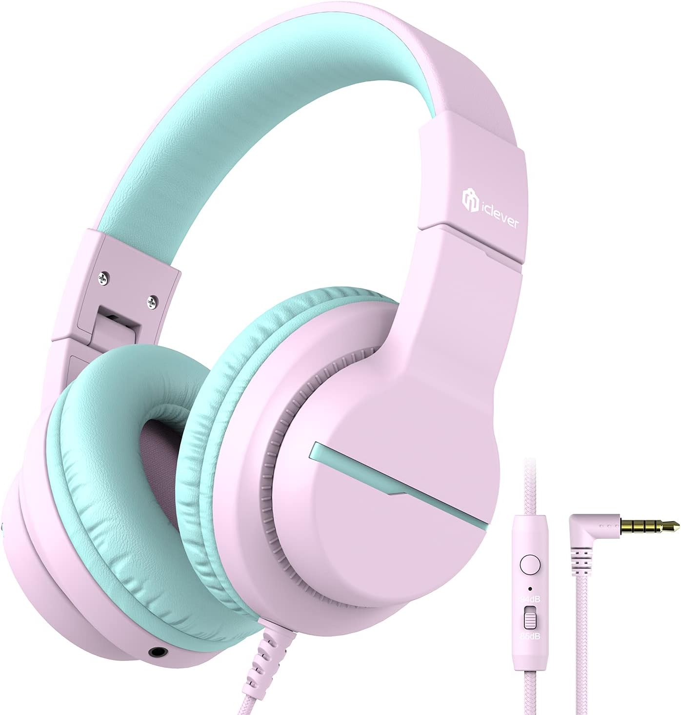 iClever HS19 Kids Headphones, HD Stereo Headphones with Microphone for Children,...