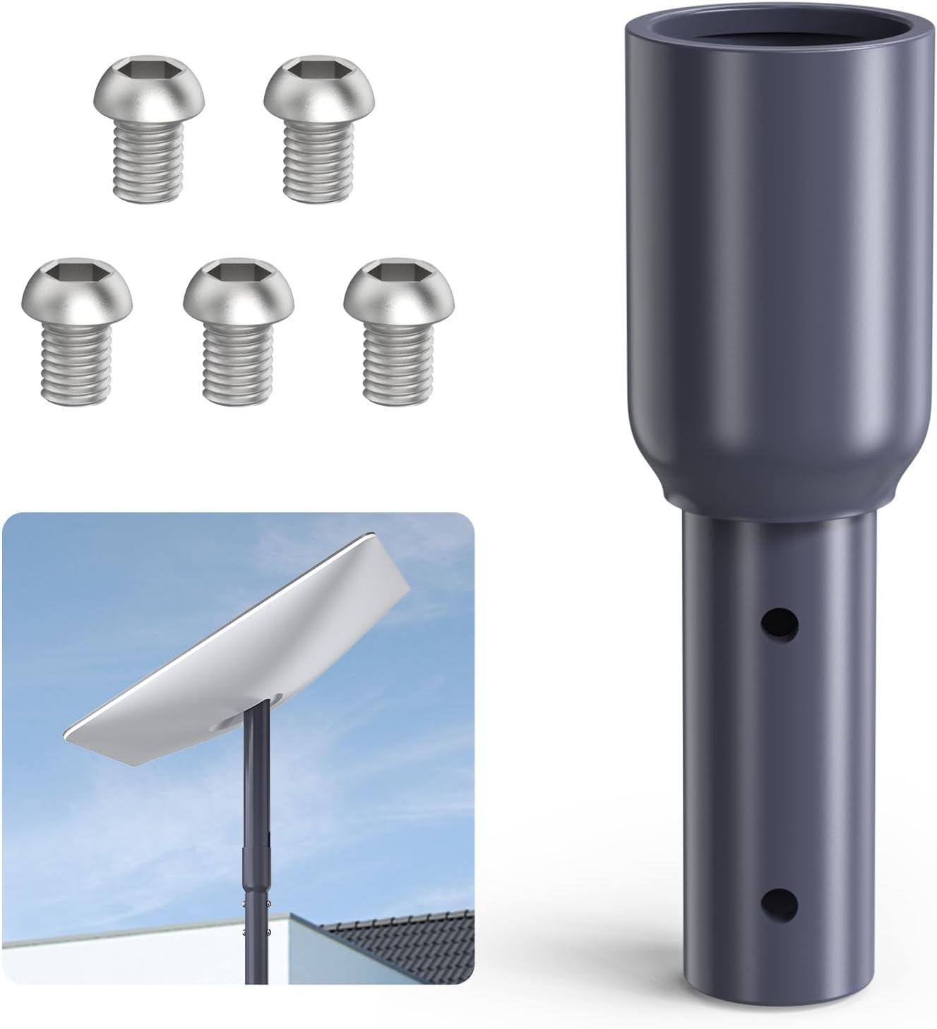 EDUP HOME Starlink Mount, Special Vertical Angle Mount for Starlink Long Wall Mo...