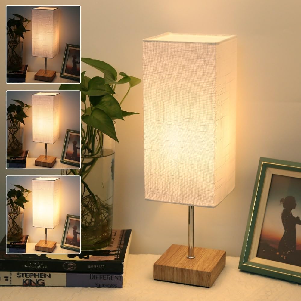 Touch Lamps Bedside, Special Touch Control Bedside Lamps, Unique 15"/38.3cm Tall...