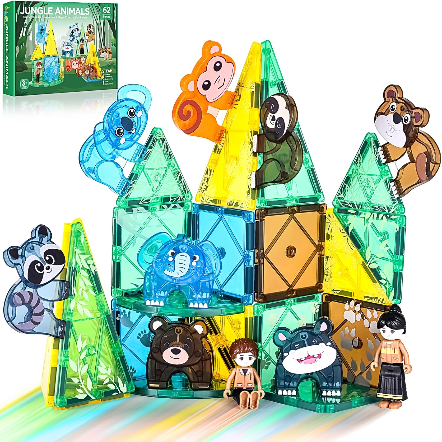 Title: Best Asago Magnetic Tiles Building Blocks, Special Magnet Tile STEM Educa...