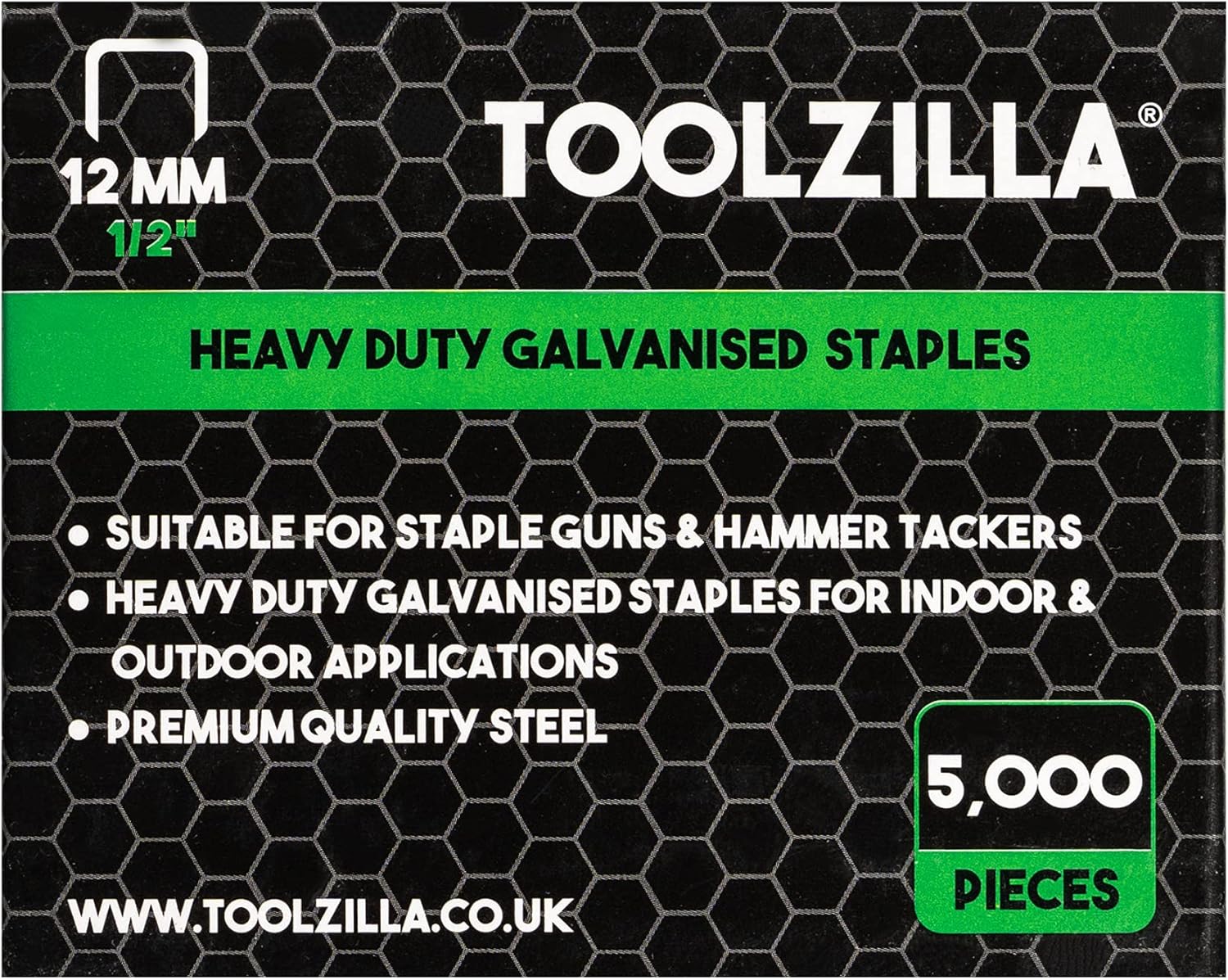 Toolzilla Staple Gun, Special Tool for Quick Fixes, Innovative Galvanized 12mm S...