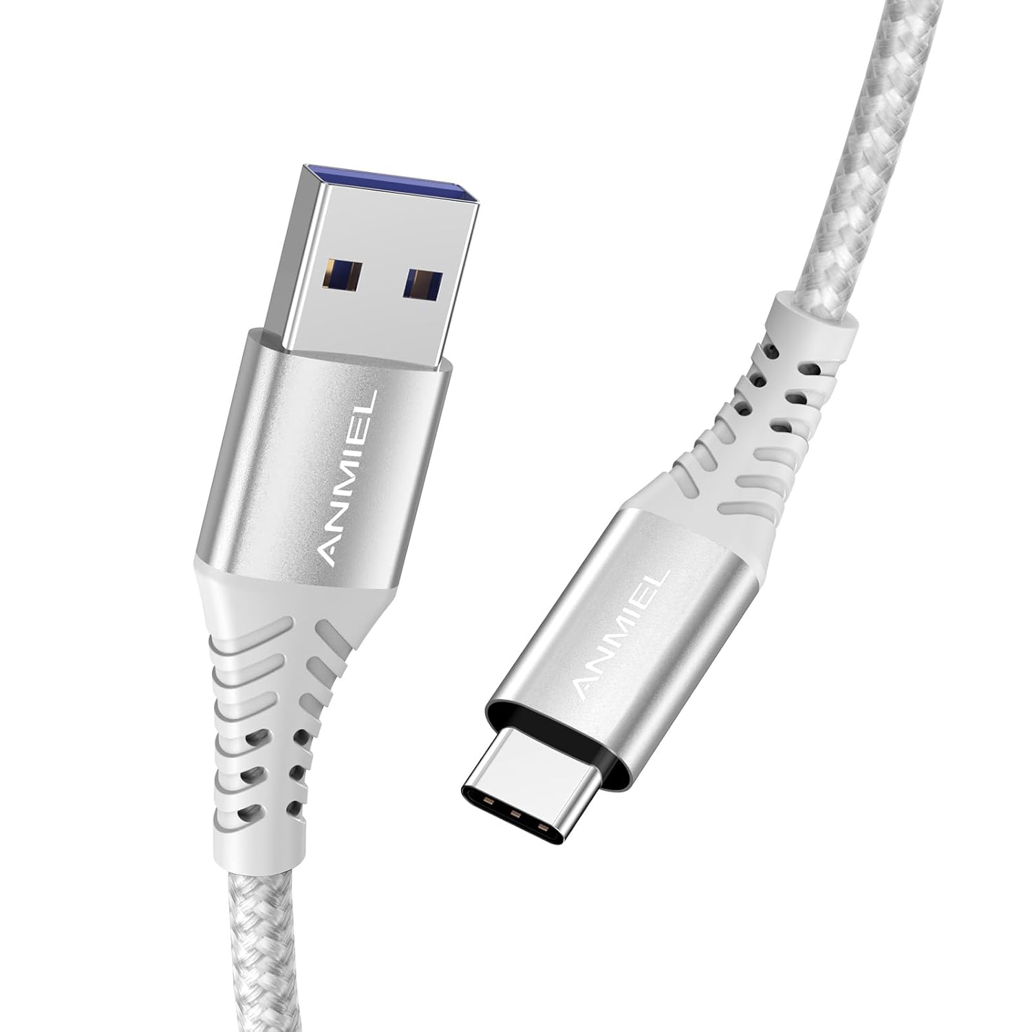 ANMIEL USB Type-A to USB Type-C Cable 2M USB A-C Charger Cord Compatible with Pl...
