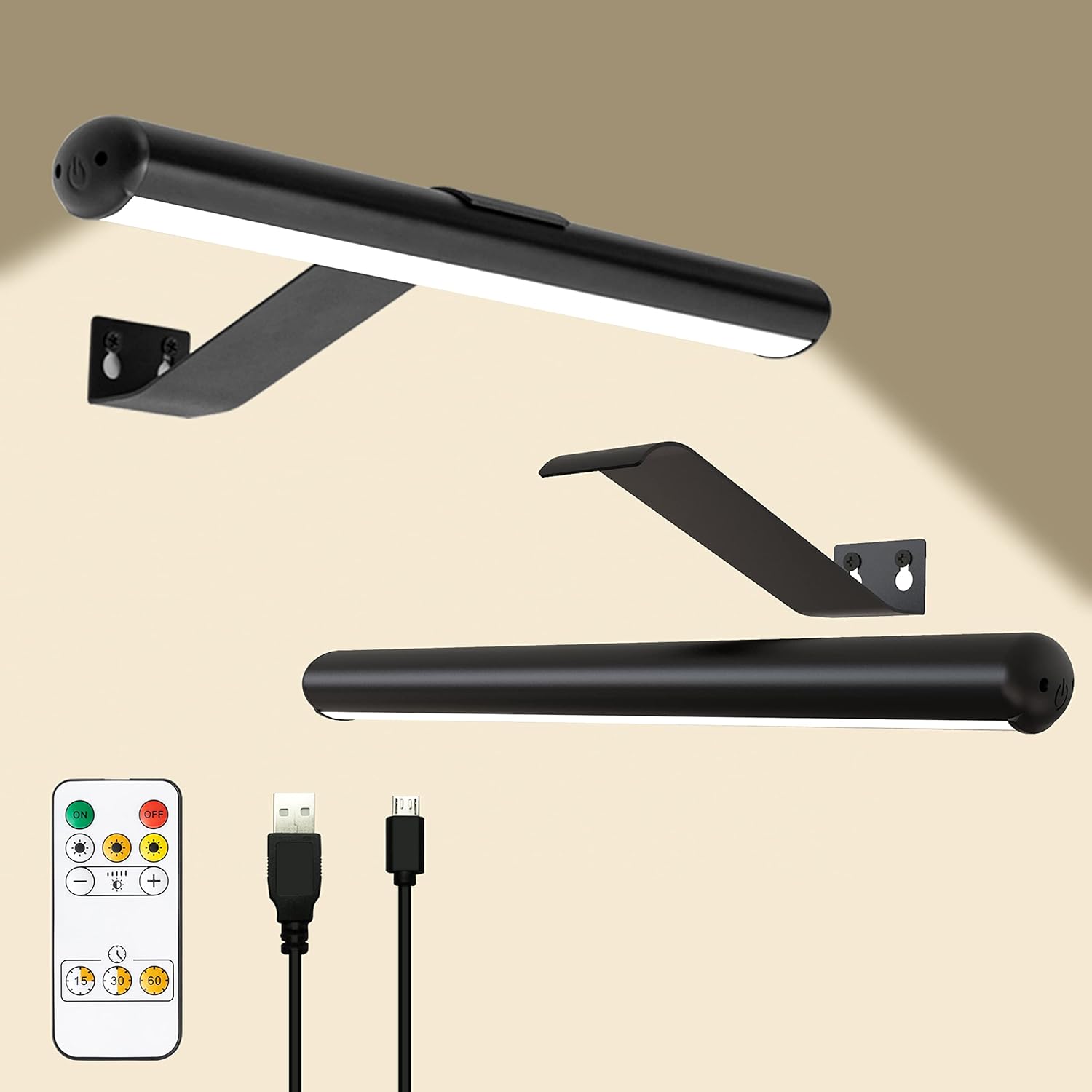 Picture Light, Special Light Painting Light Wireless Rechargeable with Remote Co...