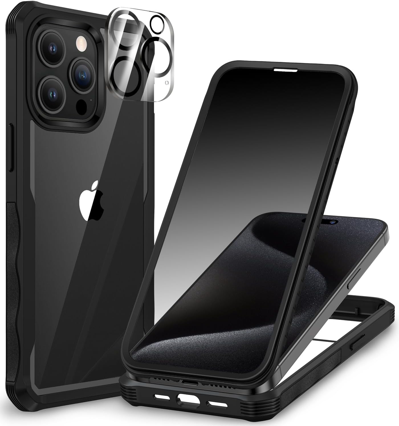 CENHUFO iPhone 15 Pro Max Case, Special Phone Case with Built-In Privacy Screen...