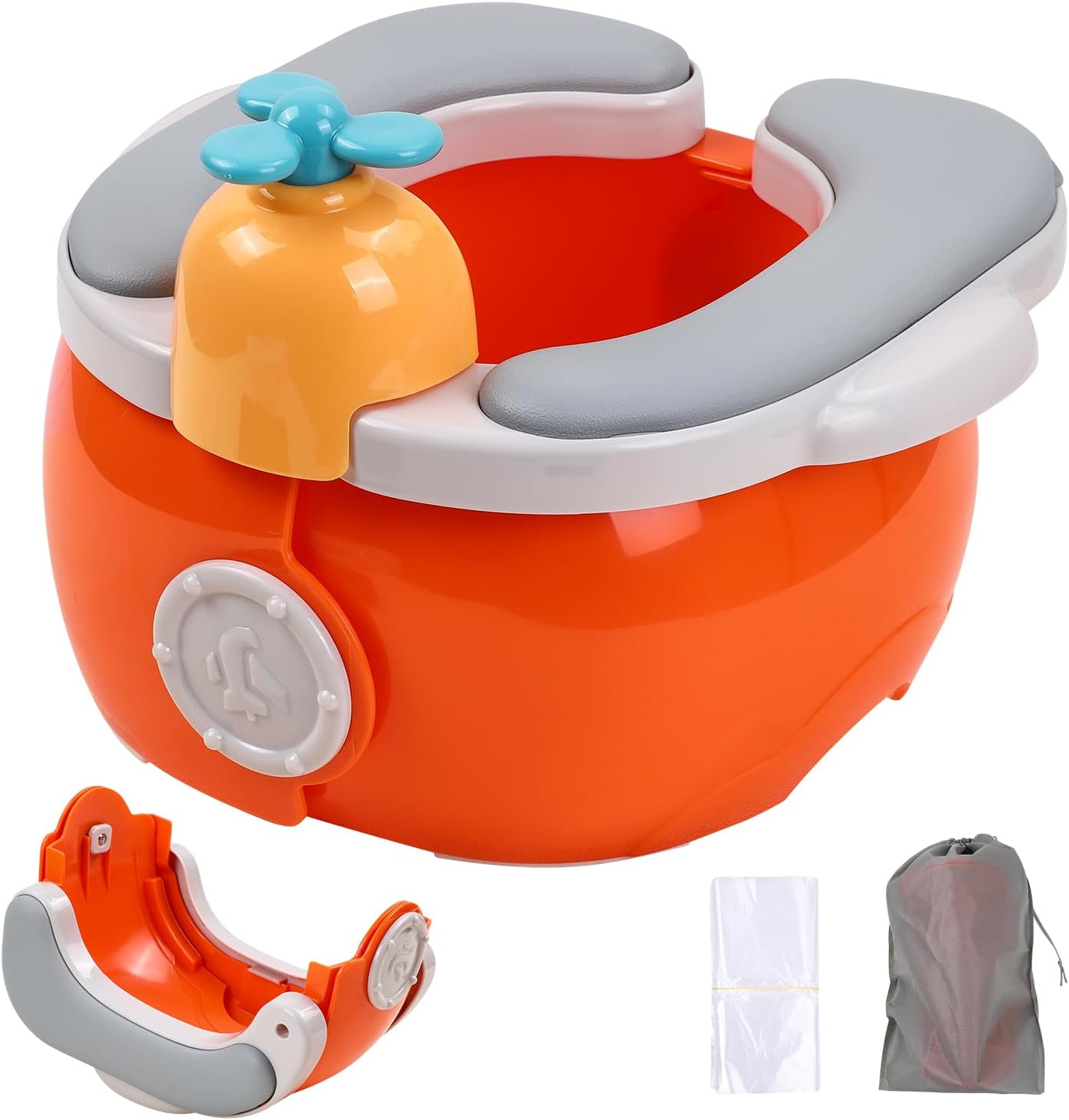 FLYISH DIRECT Travel Potty for Toddlers, Portable Toddler Toilet Seat, Foldable...