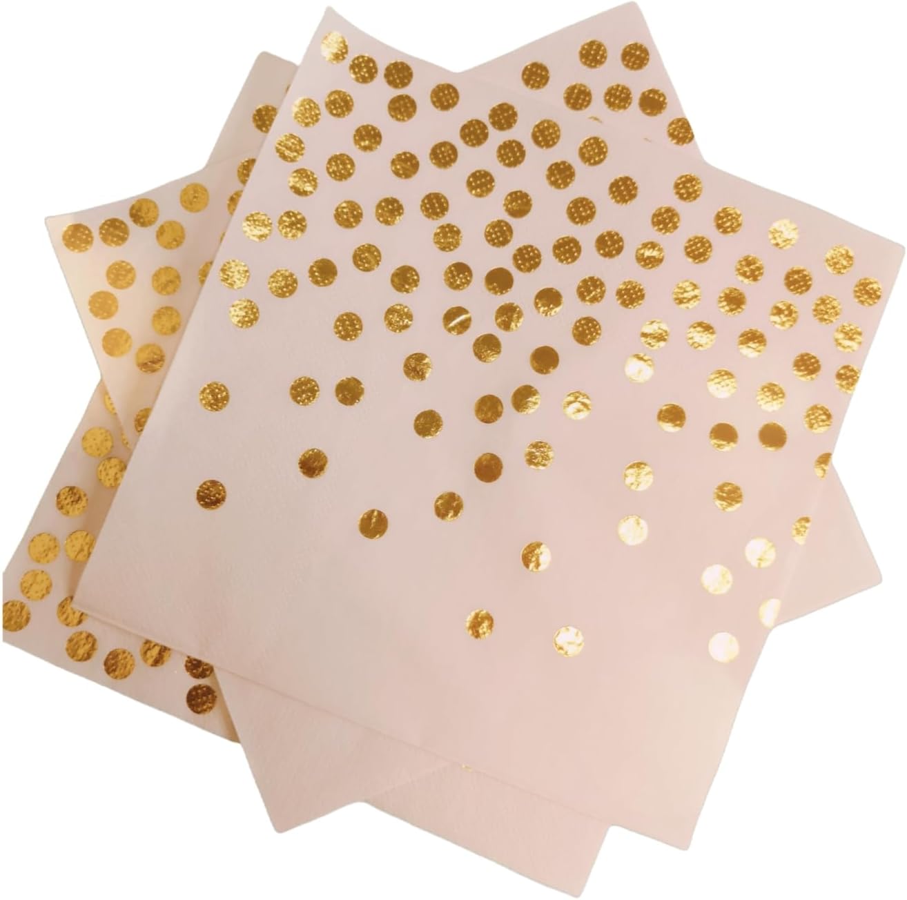 100 Pieces Paper Serviettes Glitter Napkins, CEILIWEN Party Paper Napkins 33x33c...