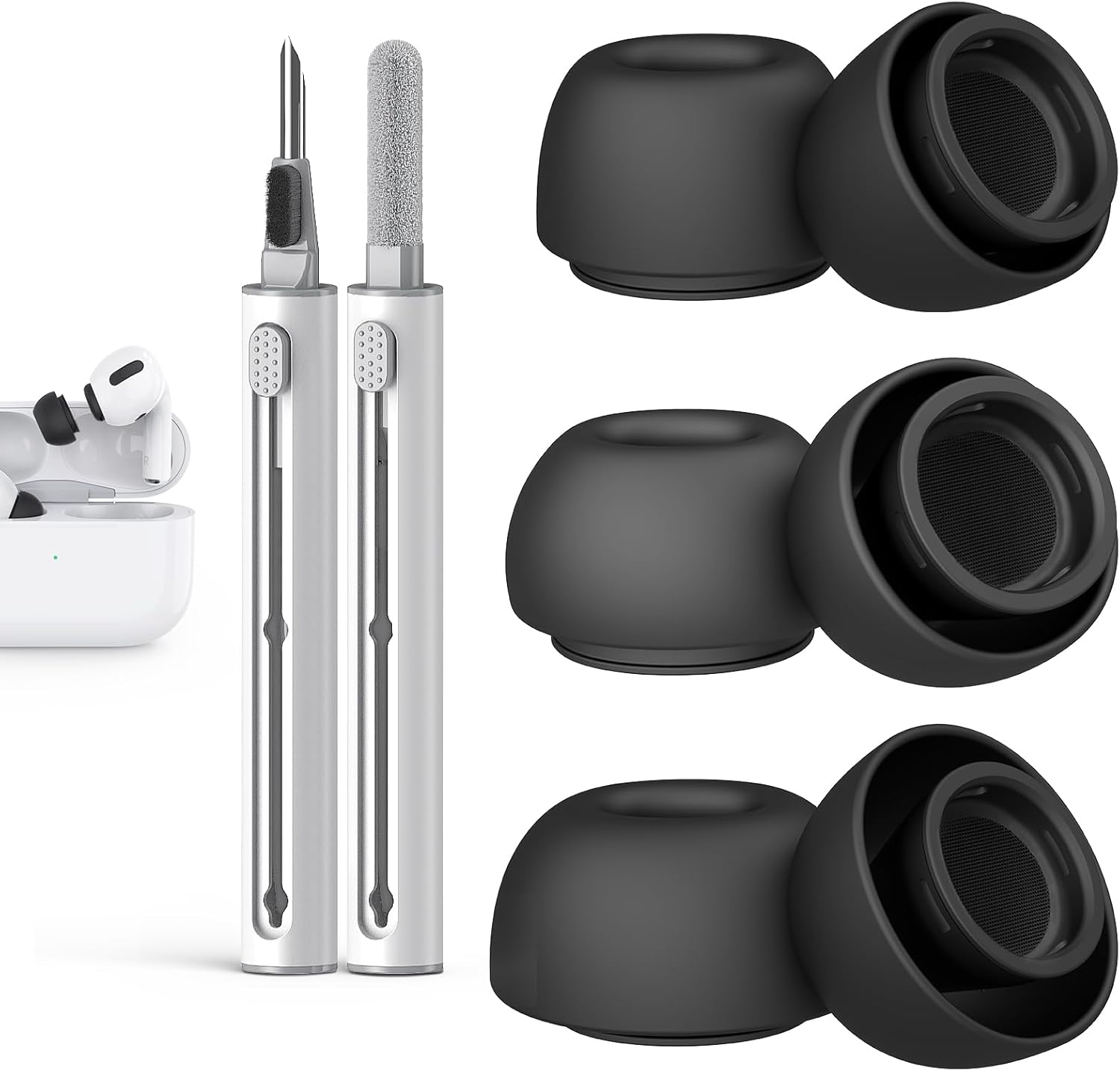 Replacement Ear Tips for AirPods Pro 2nd/1st Generation, Special Ear Tips with N...