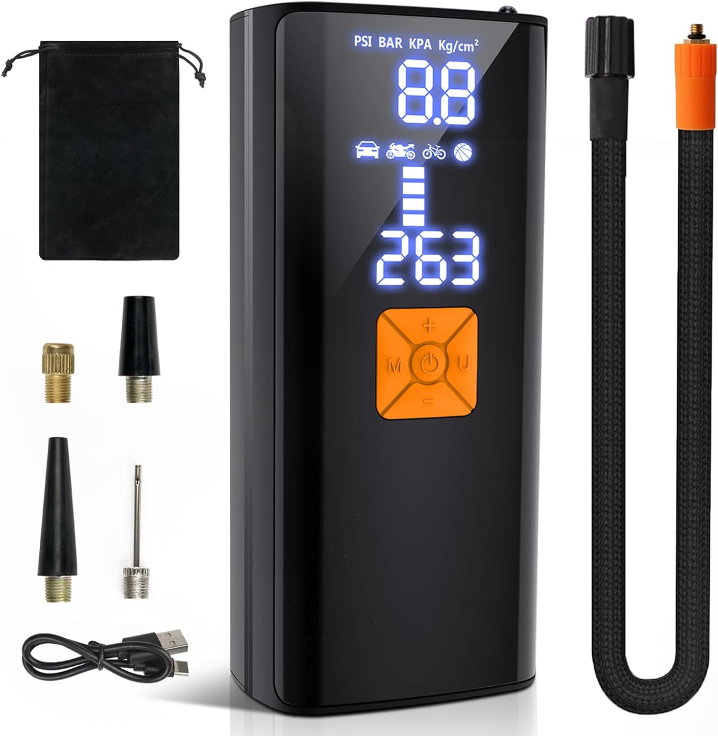 Tire Inflator Portable Air Compressor, Special Cordless Tire Inflator 150 PSI wi...