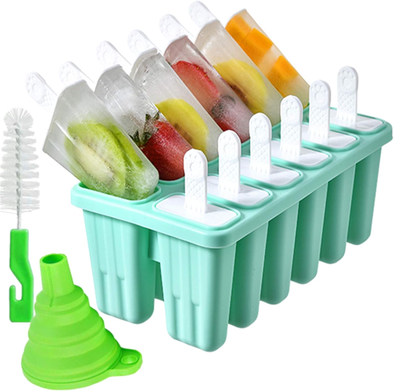 Popsicle Molds, Special Silicone Ice Pop Molds, Innovative Popsicle Mold Reusabl...