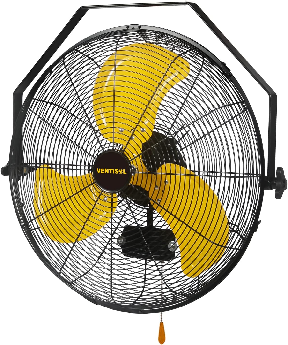 VENTISOL 4,000 CFM Wall Mounted Fan 18 Inch High Velocity Metal Fan Commercial I...