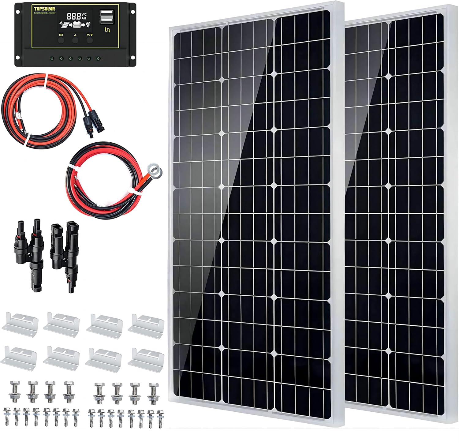 Topsolar Solar Panel Kit, Innovative Solar Panel System for Homes, Special RV an...