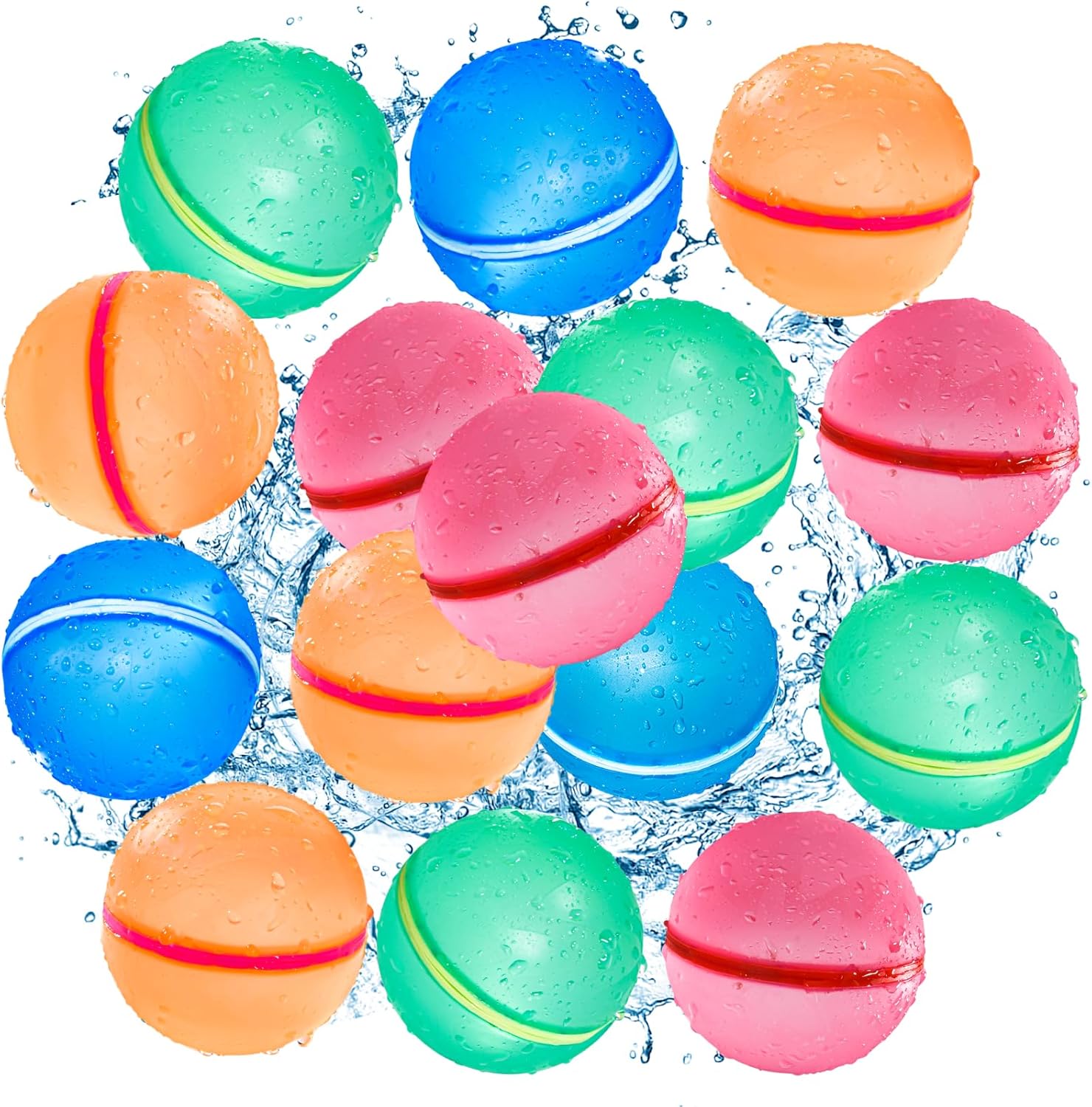 **Best SOPPYCID Reusable Magnetic Water Balloons, Special Refillable Water Bomb...