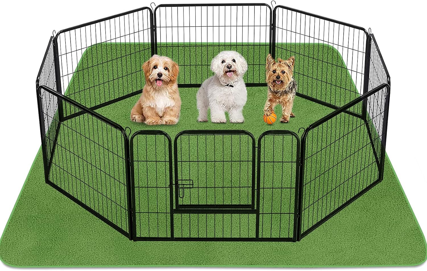 INVENHO Washable Pee Pads for Dogs 72"x72" Reusable Dog Pads Extra Large Upgrade...