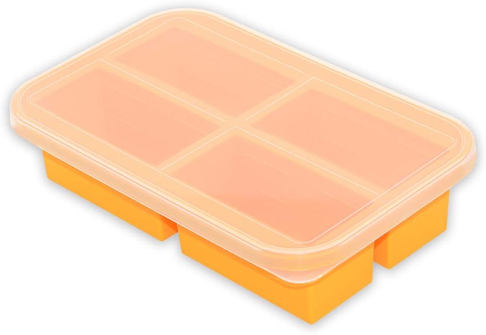 Bangp 1-Cup Silicone Freezing Tray, Special Freezer Tray with Lid, Innovative Si...