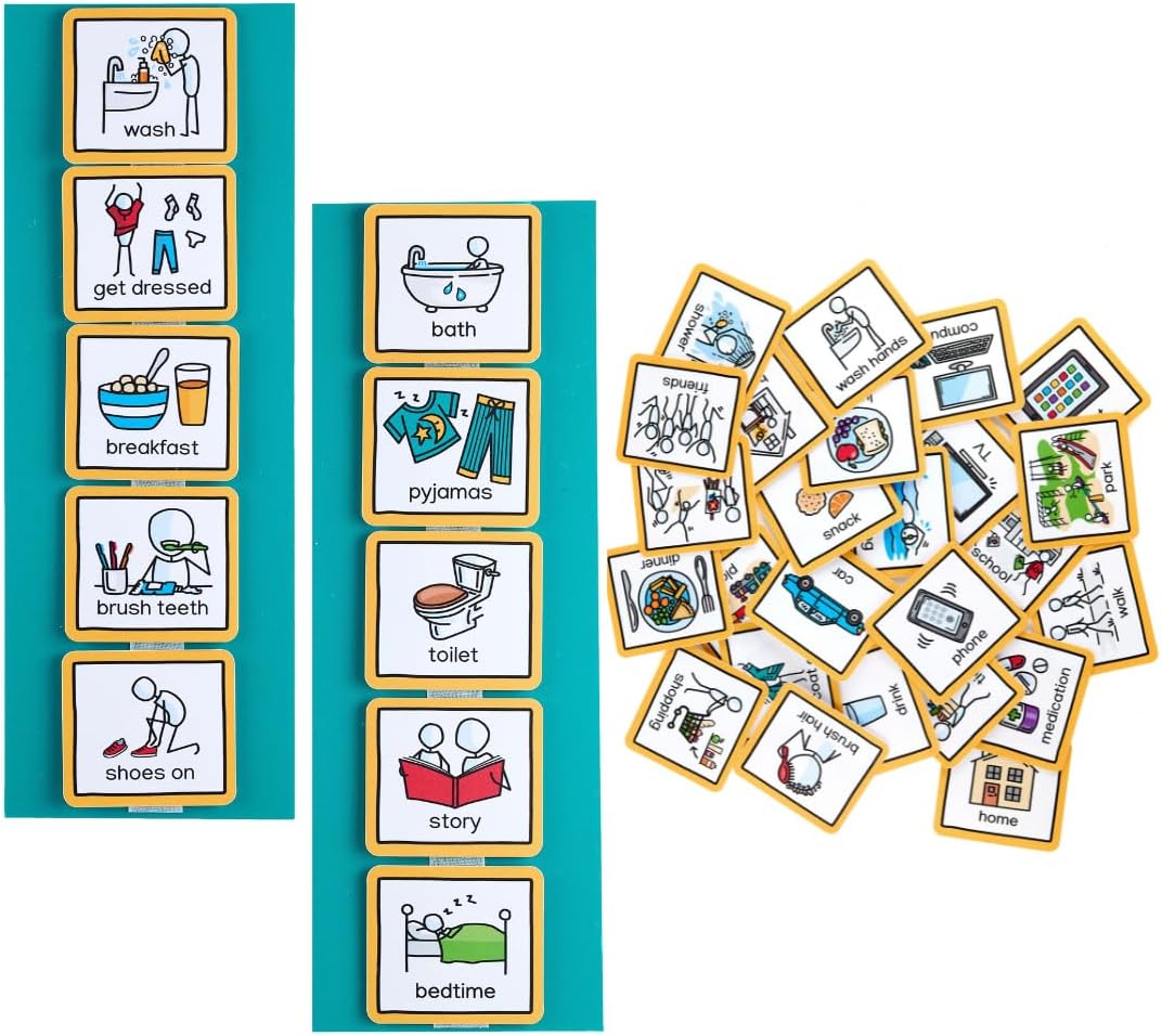 Visual Timetable, Special Visual Schedule Routine Chart For Kids, Innovative Sup...