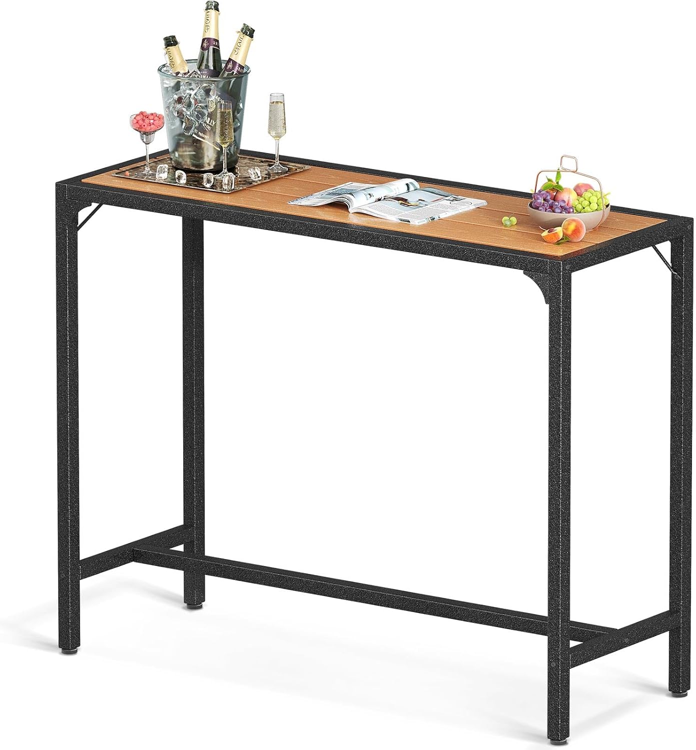 ODK Outdoor Bar Table, Special Hot Tub Table with Weather Resistant Waterproof T...