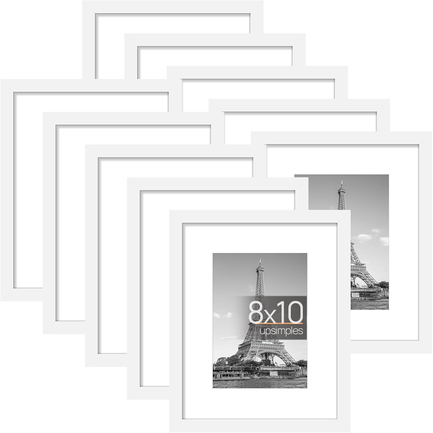 upsimples 8x10 Picture Frame Set of 10, Display Pi...