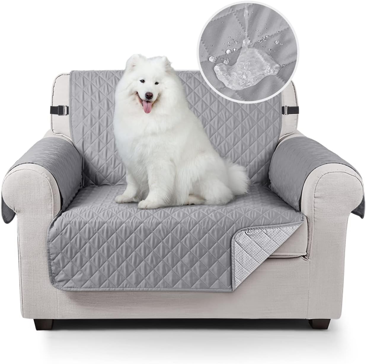 TAOCOCO Sofa Covers 100% Waterproof Sofa Slipcovers 1 Seater,Non Slip Cover for...