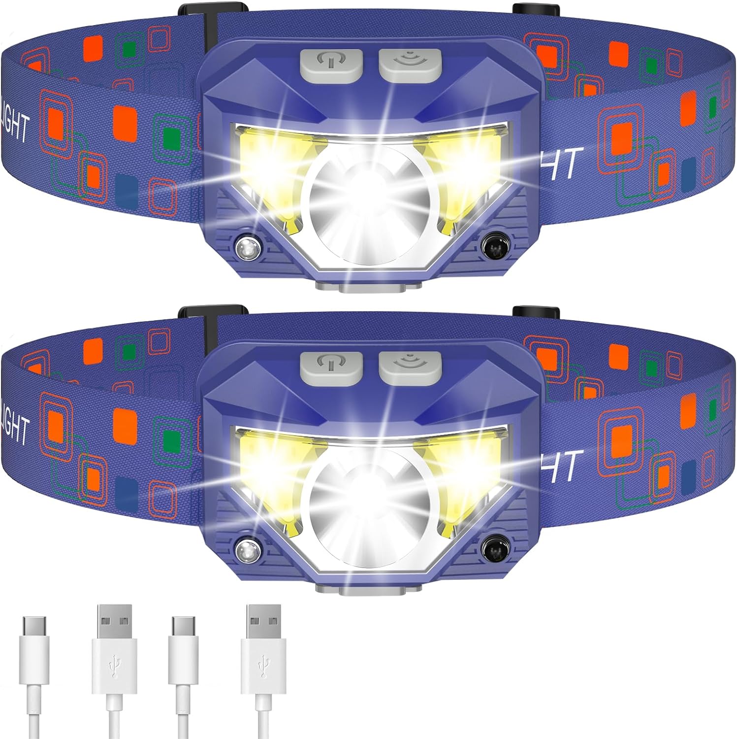 LHKNL Headlamp Flashlight, Special Ultra-Light Bright LED Headlight with 1200 Lu...