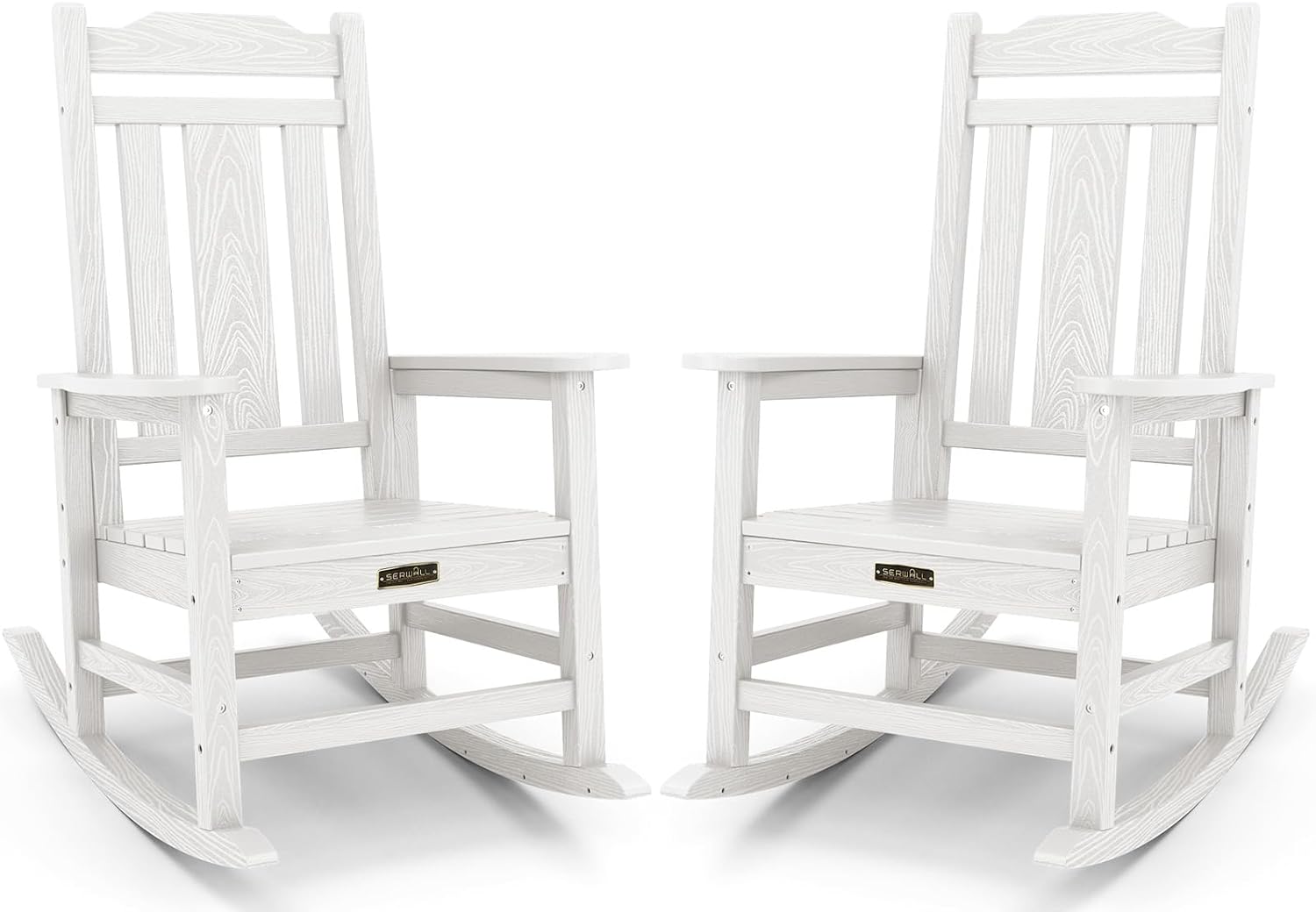 SERWALL Outdoor Rocking Chair, Special Rocking Chair Set of 2, Innovative Outdoo...