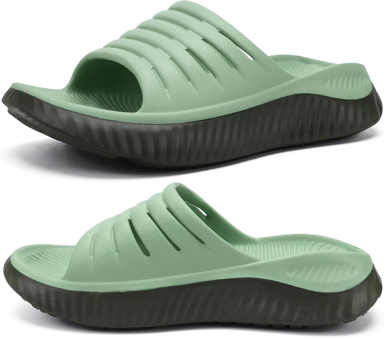 KuaiLu Womens Recovery Sandals With Comfortable Plantar Fasciitis Support,Ladies...