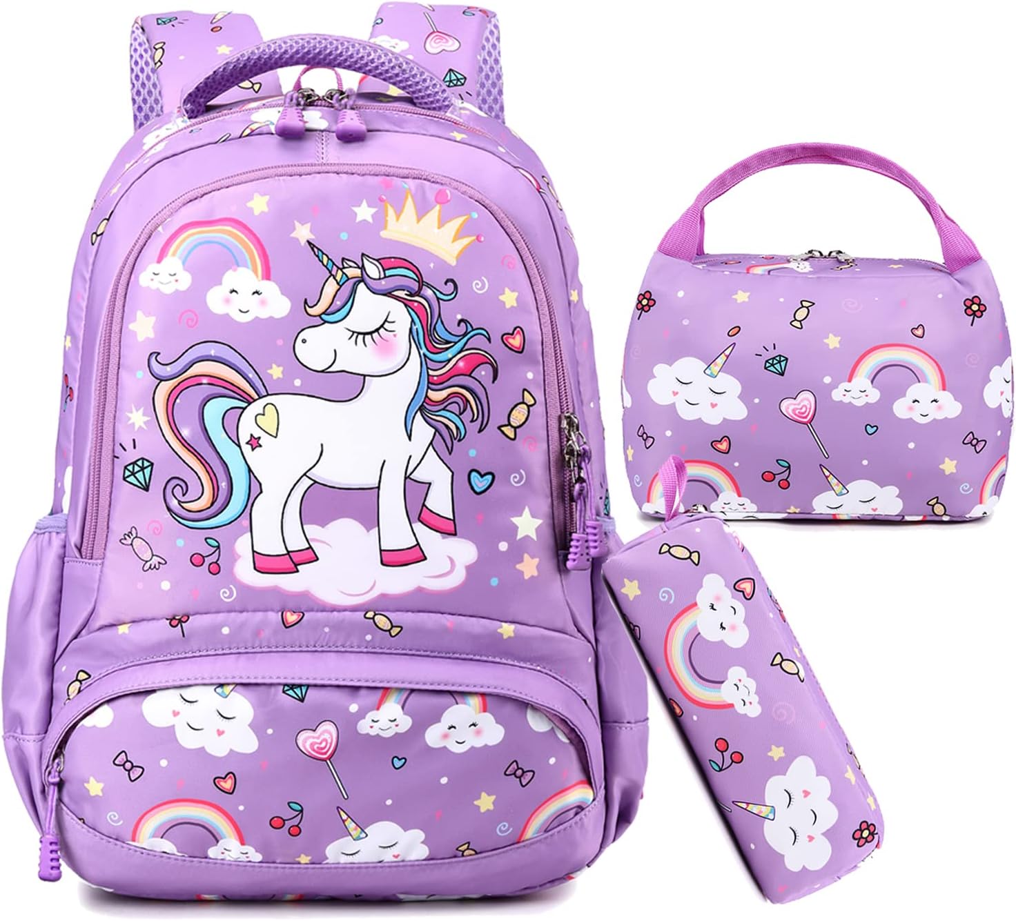 Unicorn Backpack for Girls, Special School Backpack for Girls, Unique Unicorn Bo...