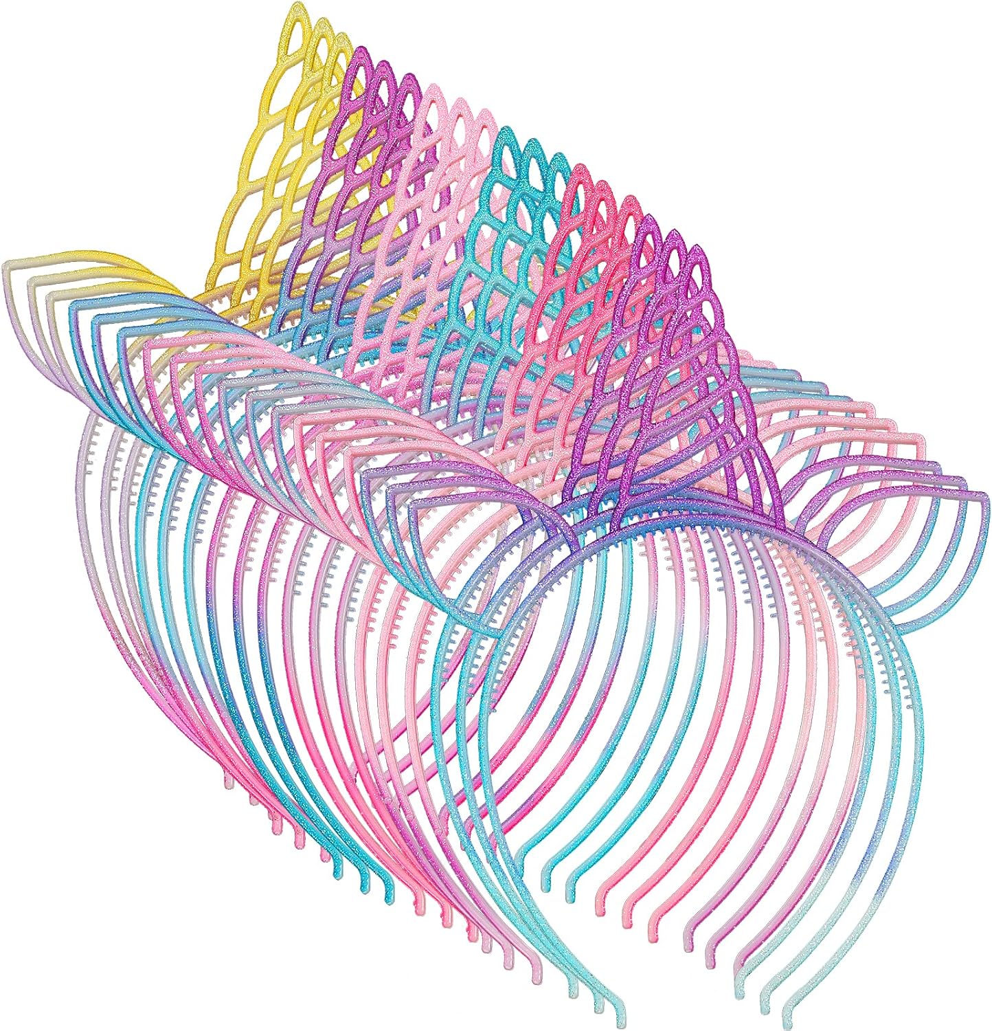 Unicorn Birthday Party Favors, Special Party Supplies with 18Pcs Unicorn Headban...