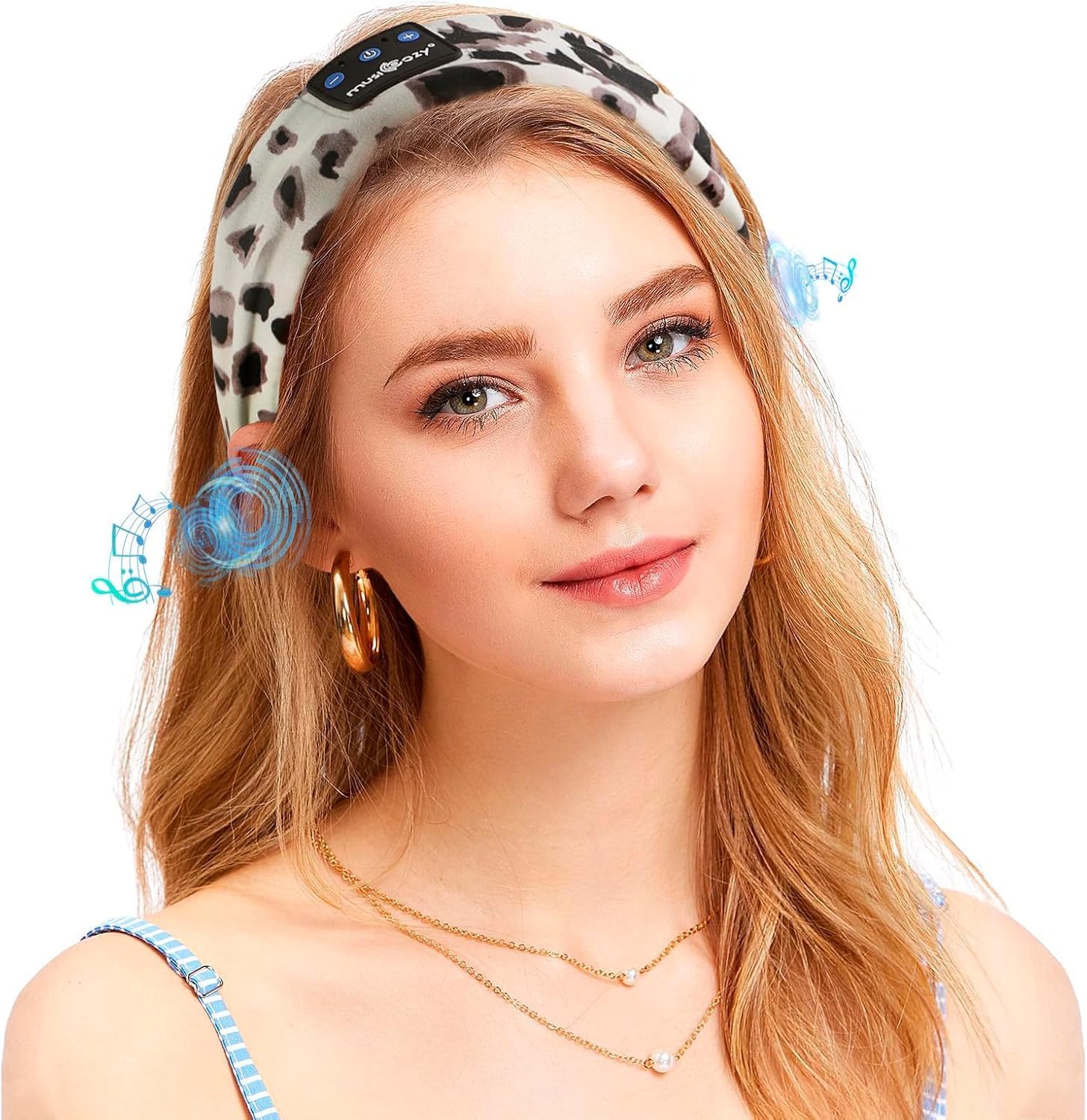MUSICOZY Sleep Headphones Headband, Soft Headphones for Sleeping/Sport/Relax,14...