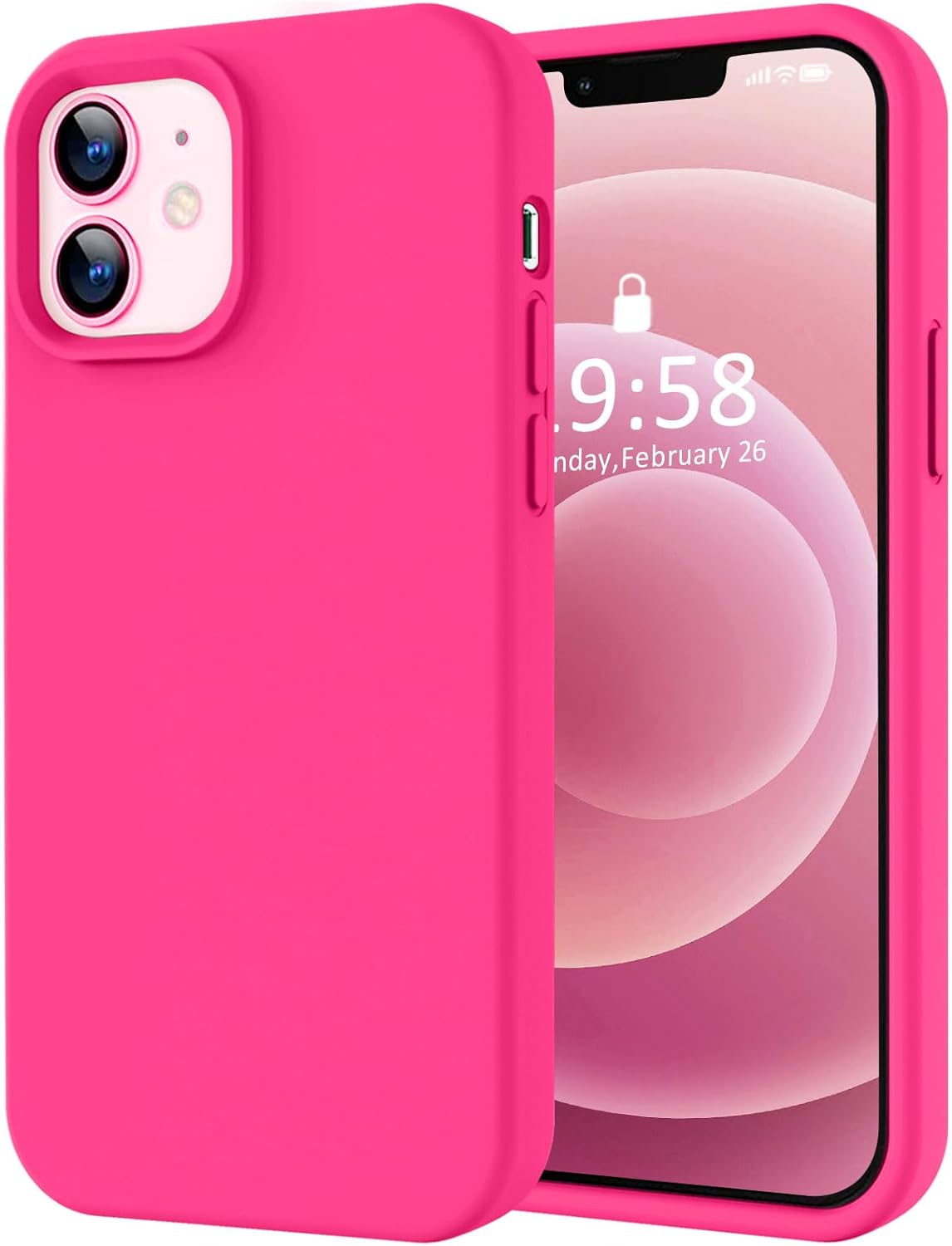 LOVE 3000 Designed for iPhone 12 Case/iPhone 12 Pro Case, Premium Silicone with...