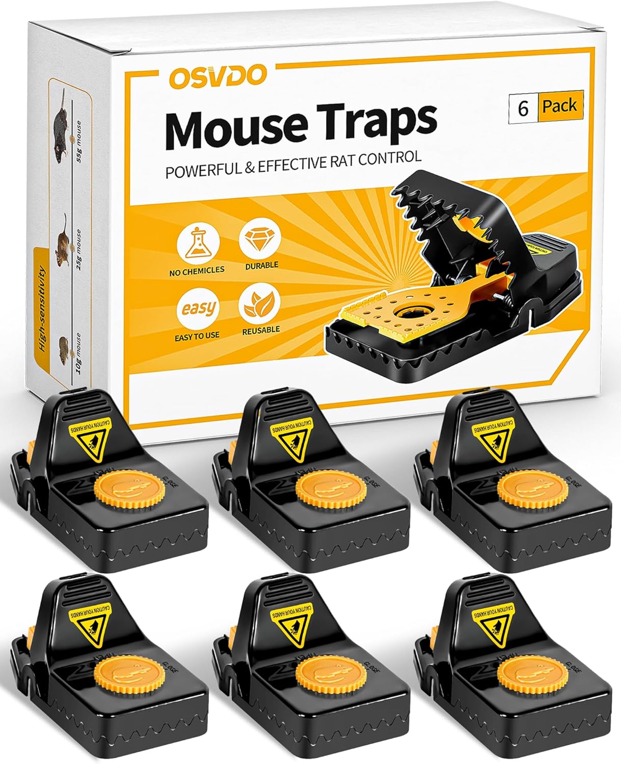 Rat Trap, Large Chipmunk Traps, Mouse Traps for In...