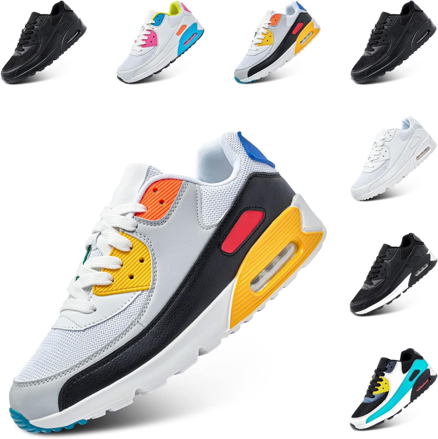 Mens Trainers Ladies Womens Running Shoes Gym Athletic Sports Jogging Fashion Sn...