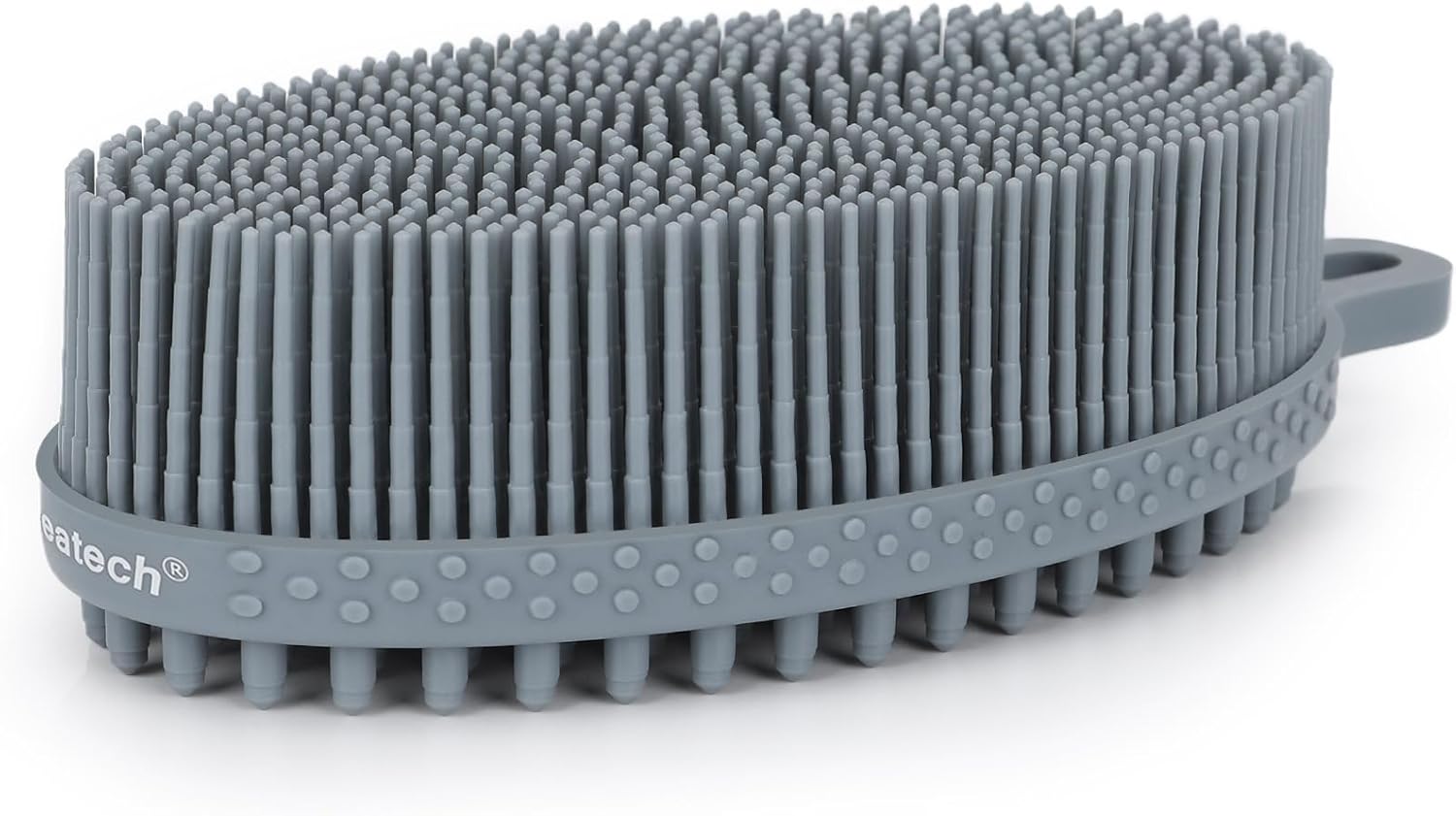 FREATECH Silicone Body Scrubber Gentle Exfoliating Bath Shower Body Cleansing Br...