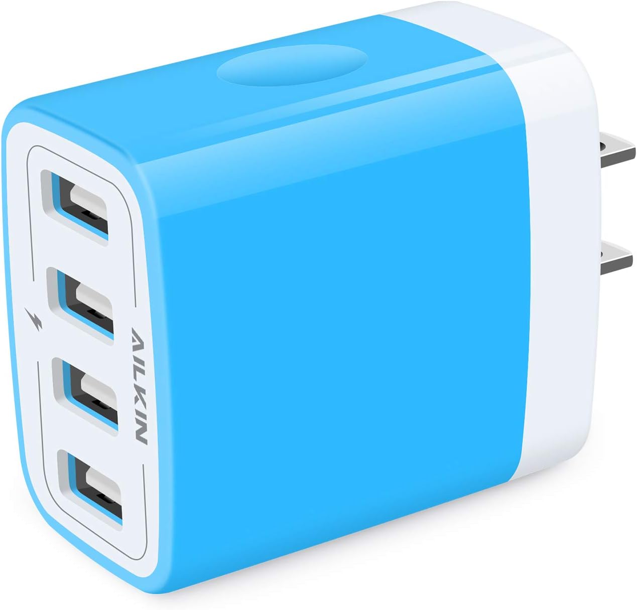 Wall Charger, USB Charger Adapter, AILKIN 4.8A 4Multi Port Fast Charging Station...