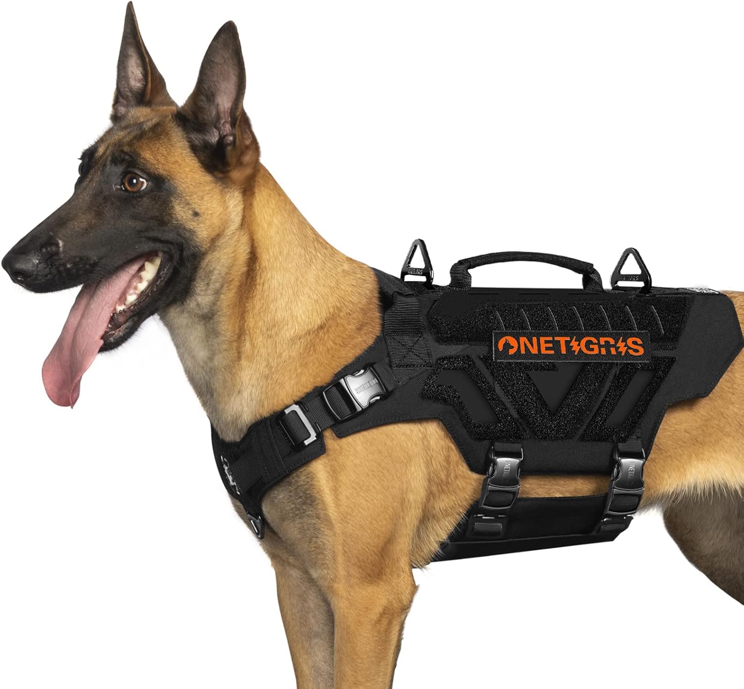 OneTigris Tactical Dog Harness Full Metal, X-ARMOR No Pull Dog Harness Vest with...