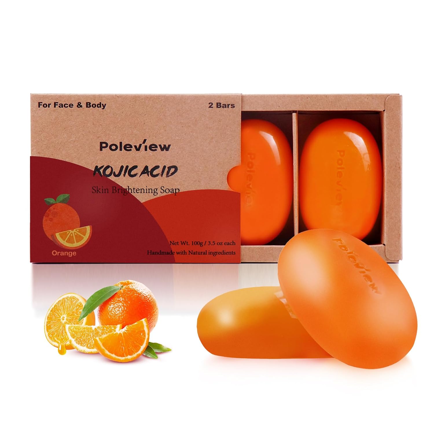 Natural Kojic Acid Soap for Hyperpigmentation - Or...