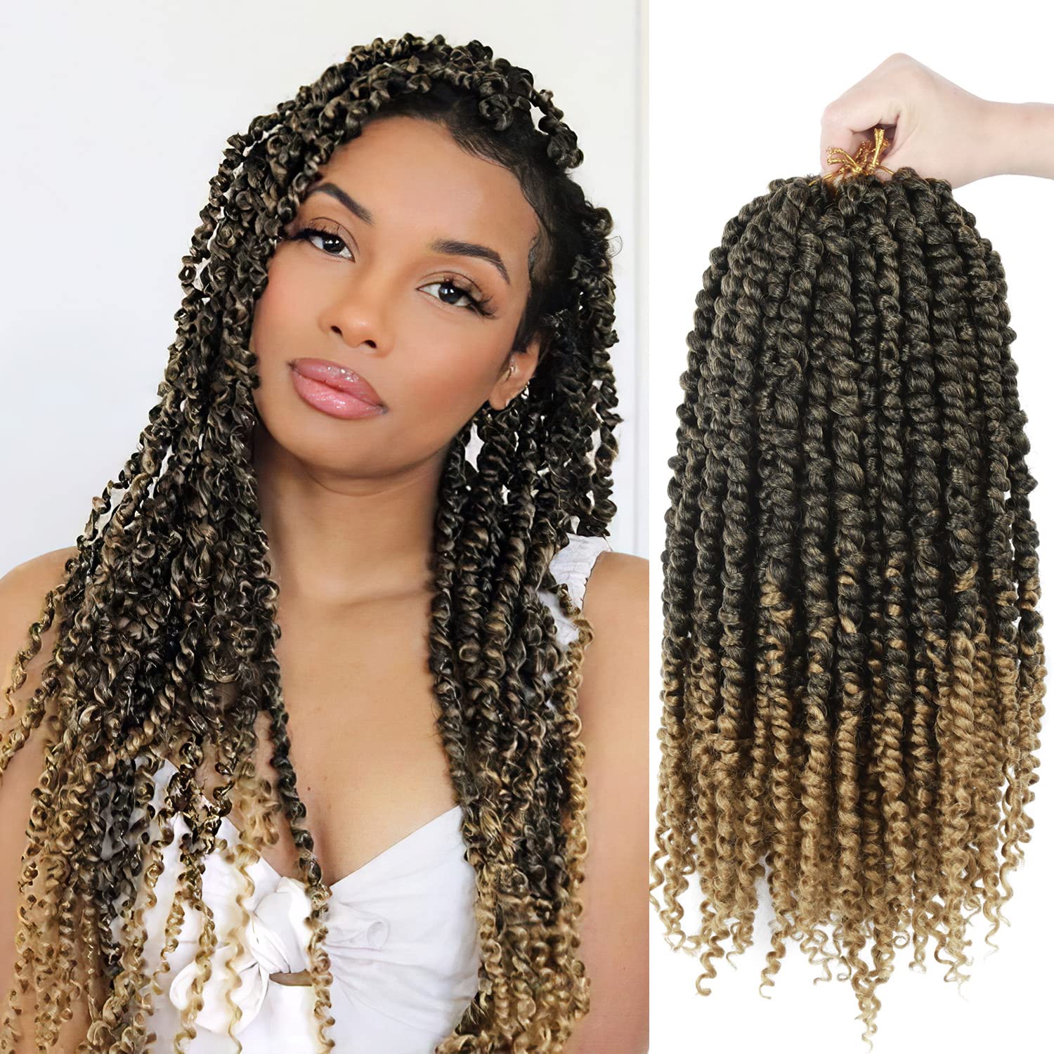 Bileaf Pretwisted Passion Twist, Special Crochet Hair Pre-Twisted, Unique Pre Lo...